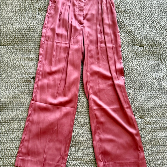 Abercrombie & Fitch Plum Wide-Leg Pants - Picture 2 of 4